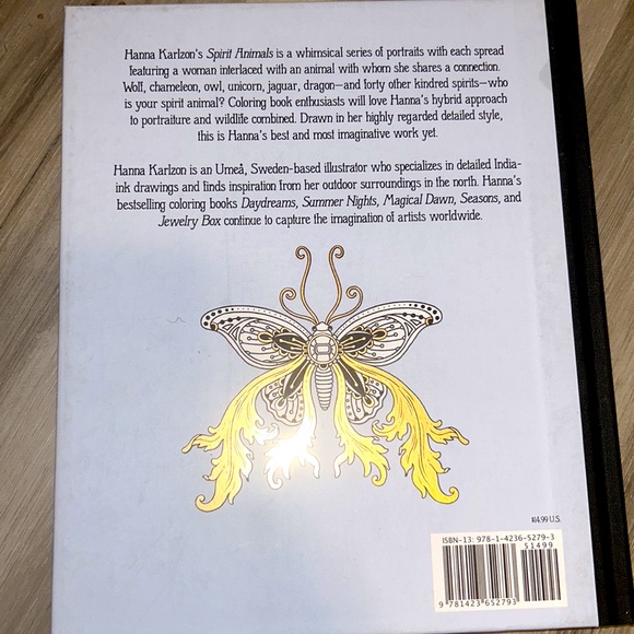 Spirit animals coloring book. Comes with metallic Colored pencils. (Unopened) - Picture 6 of 6